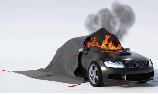 Fire Blanket Untuk Mobil Listrik